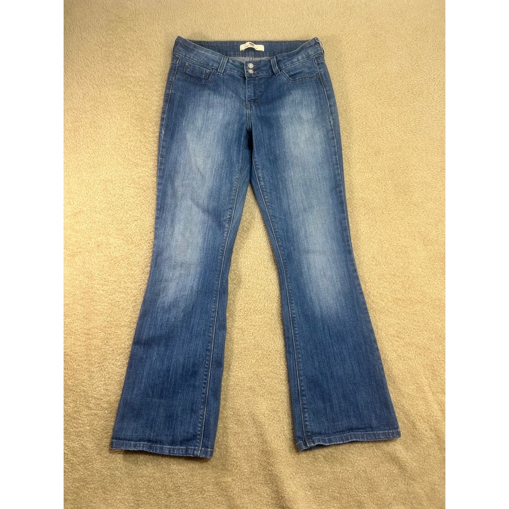 Levi's 526 Slender Boot Jeans Women's Blue‎ Denim Stretch Flare Leg Size 8M